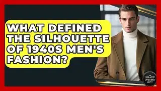 What Defined The Silhouette Of 1940s Men's Fashion? - The Sharp Dressed Gent