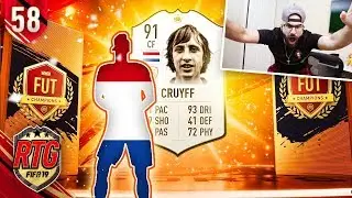 I GOT CRUYFF! FIFA 19 Ultimate Team Icon #58 RTG