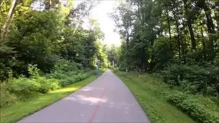 Burdette to Home Bike ride via USI Nature Trail