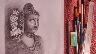 Bhudh drwaing || Light of Asia || #art #drawing #fypageシ #viral 