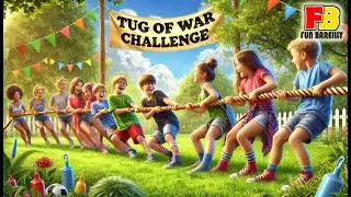 Kids Tug of War Chaos| Fun Bareilly | The Indian TLM #KidsChallenge #BalanceChallenge #KidsGames