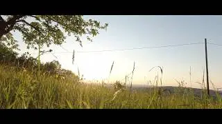 Sonnenuntergang im Fr&uuml;hling bei G&ouml;nningen