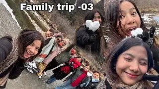 Part 3 of family trip // china border// snow fall//menchuka