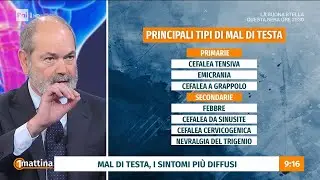 Mal di testa: la differenza fra emicrania e cefalea - Unomattina 13/04/2026