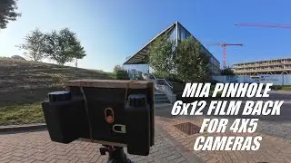 Mia Pinhole 6x12 Film Back For 4x5 Cameras-Prototype Test