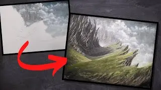 Fantasy Oil Painting Time Lapse