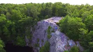 The Assonet Ledge: Freetown State Forest, MA Drone