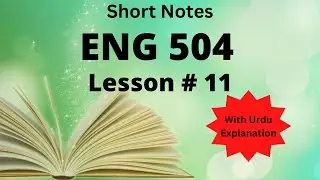 Eng 504 Lesson 11, Universal grammar and second language learning in Hindi and Urdu