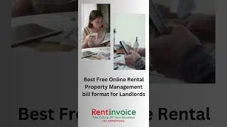 Best Free Online Rental Property Management Bill Format for Landlords | Simplify Rent Billing Now