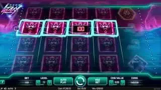 Neon Staxx&trade; free spins at NetEnt Casino Online and Mobile - link below