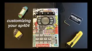 how to customize your sp404 | faceplate & knobs tutorial