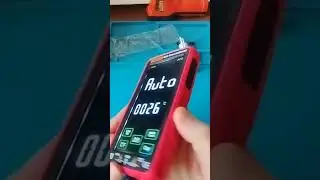 SMART мультиметр ANENG 683 в работе