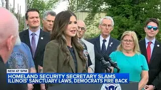 DHS Sec. Kristi Noem attacks Pritzker, Illinois sanctuary policies