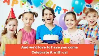 Kid's Birthday Invitation For A Happy Birthday Party in Royal Oak