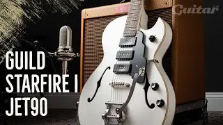 Guild Newark St. Collection Starfire I Jet90 Satin White demo | Guitar.com