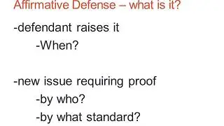 Criminal Defenses Justification and Excuses Part 1