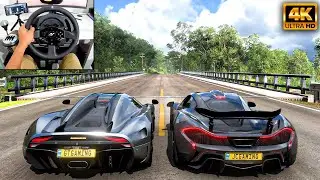 Koenigsegg Regera & McLaren P1  | Forza Horizon 5 | Thrustmaster T300RS gameplay