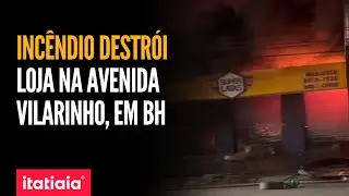 BOMBEIROS ATUAM EM INC&Ecirc;NDIO DE GRANDES PROPOR&Ccedil;&Otilde;ES NA AVENIDA VILARINHO, EM BH