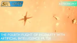 April 30, 2021:world premiere,the fourth flight of ingenuity with an artificial intelligence filter.