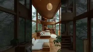Forest house #naturelovers #travel #rainlife #relax #rainsounds #mountains #snowfall #forestlovers