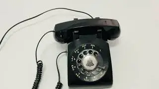 Western Electric Bell System Rotary Phone in Black