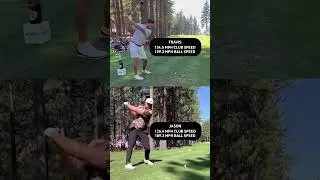 The Kelce Brothers have *powerful* golf swings🏌️