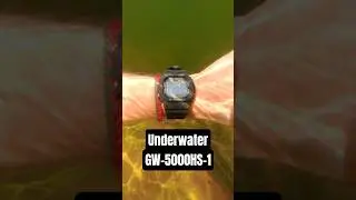 Casio G-Shock WH-5000HS-1 under water 💦!