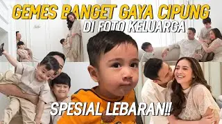 HEBOHNYA KELUARGA ANDARA PEMOTRETAN SPESIAL LEBARAN!!! CIPUNG JADI PENGARAH GAYA RAFFI NAGITA!!