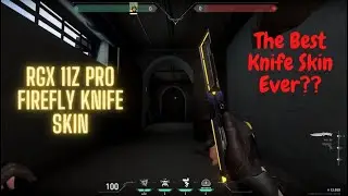 RGX 11z Pro Firefly Knife Skin Showcase | Extended Version | All Colors | Valorant