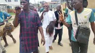 Street Vibing with the bands @ Igbo olomu estate for odun Ifa 2025👑🙏☝️It was Fun 😀😃😄