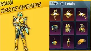 BGMI crate opening || I got mythic permanent outfit || XMAX PATHAN