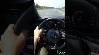 Skoda Octavia IV RS Combi 2.0 TSI 245 HP Acceleration