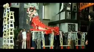 Kung Fu Combate de danza del leon de Norte contra el del Sur