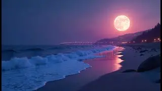 Only 5 minutes The soothing sound of the waves lulls you to sleep.🌊😴gentle ocean sounds for sleep