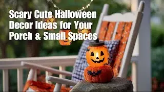 DIY Halloween Decor! 🎃 Scary Cute Ideas for Your Porch & Small Spaces