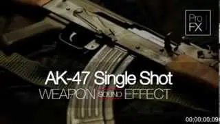 AK47 Sound Effect Single Shot  Gun Sound Effects Sound FX Free Sound  YouTube HD 720