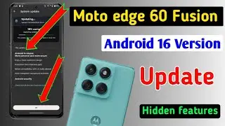 Moto edge 60 fusion system update kaise kare/how to update system in moto edge 60 fusion !!