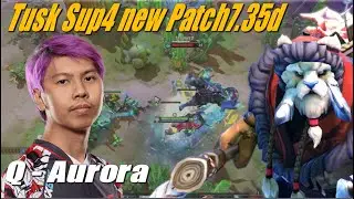 Tusk Support by Q, Play as PRO - Learning and Playing - 4K - p7.35d