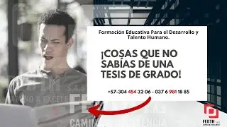 PASOS PARA DESARROLLAR UN PROYECTO DE INVESTIGACI&Oacute;N FEDTH