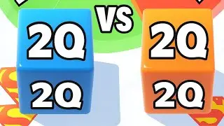 Jelly Run 2048 🟦 vs Jelly Tube Run 2048 🔶 | Epic Ultimate Cube Clash Showdown 