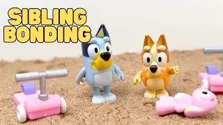 Укрепление связи между братьями и сестрами с помощью игрушек BLUEY | Игра в поиски Флоппи