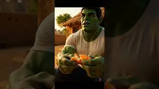 Hulk Vs Aliens 😱 | Gaon Par Alien Hamla | Hulk AI Short Film 🔥 #Hulk #AlienAttack #AIShorts