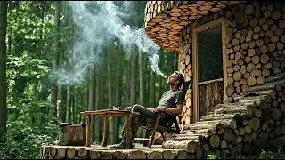 Architecture in the Wild | Building a Modern Wooden House and Garden in the Forest