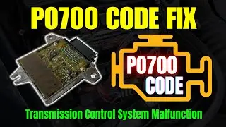 P0700 CODE FIX: Transmission Control System Malfunction ||