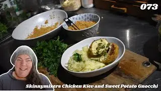 Sweet Potato Gnocchi | Skinnymixers Chicken Kiev w Smoked Garlic butter | Off Grid Australia 073