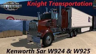 American Truck Simulator Kenworth Sar W924 in this Video
