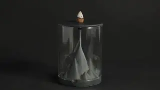 Kin Objects Karst Terrarium Modern Backflow Concrete Incense Burner