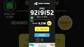 Fidget spinner gameplay