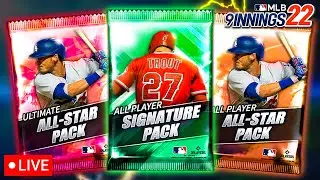🔴LIVE | MLB 9 Innings 22 - 3 Signature & All-Star Player Pack Opening!