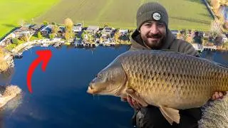 Catching BIG CARP from your GARDEN - Carp Fishing in Freezing Temperatures!